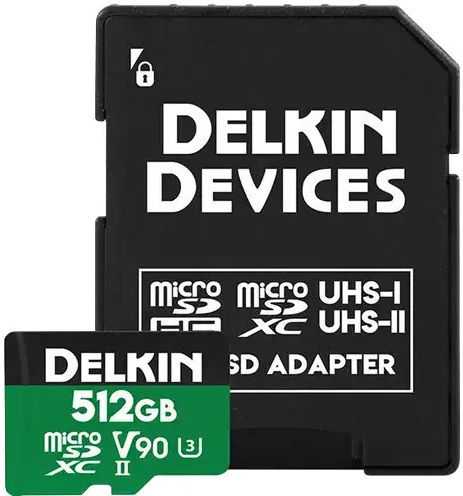 Delkin Microsd Power 2000x Uhs-ii V90 R300/w250 512gb
