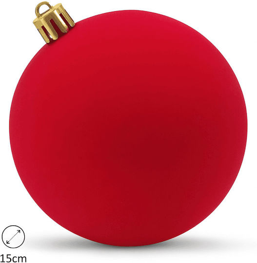 Large Red Plastic Ball 15cm Large Red Plastic Ball 15cm