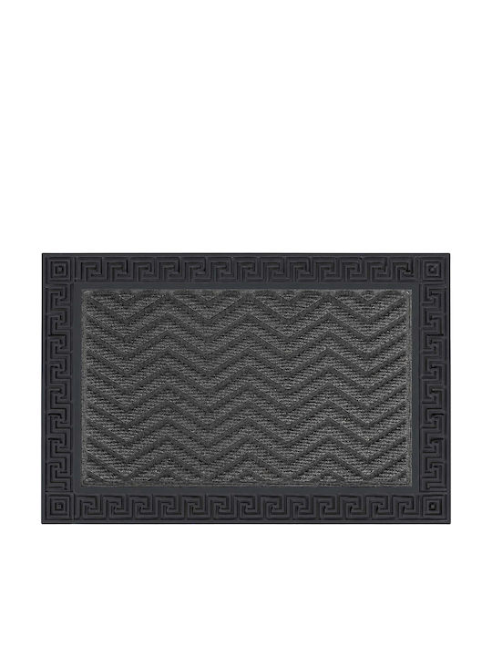 Relaxdays Covoraș de Intrare Negru x60cm