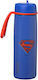 B.Box Superman Stainless Steel Kids Water Bottle Thermos with Pop-Up Spout Multicolour 690ml