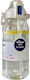 Plastic Kids Water Bottle with Straw White 1500ml