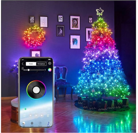 Умни LED Лампички 20 м USB на Лента