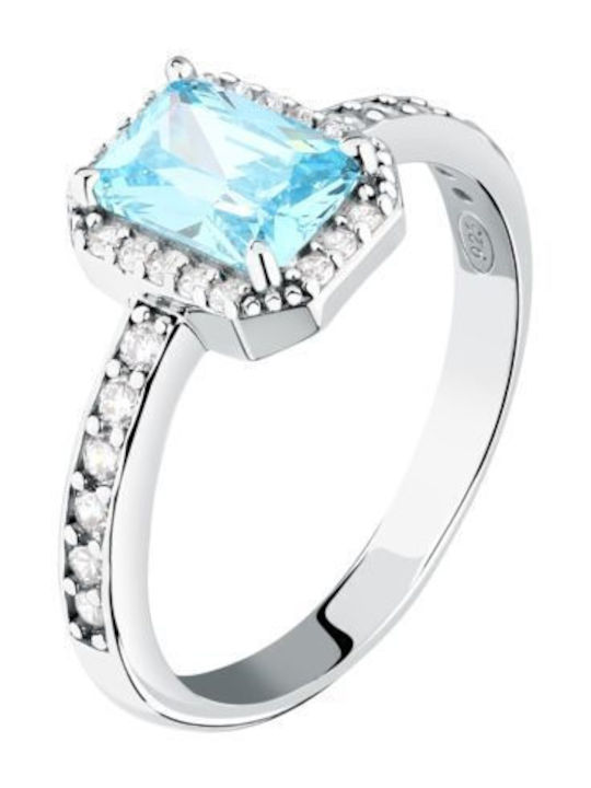 Morellato Single Stone Ring in Silver Morellato Single Stone Ring in Silver