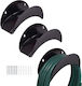 Relaxdays Hose Holder Set 3 Black