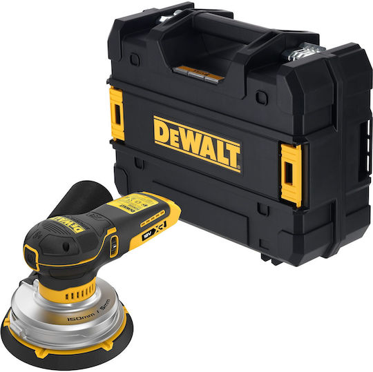 DEWALT DCW230NT Έκκεντρο Τριβείο Χούφτας 150mm Μπαταρίας 18V Solo με Ρύθμιση Ταχύτητας και με Σύστημα Αναρρόφησης
