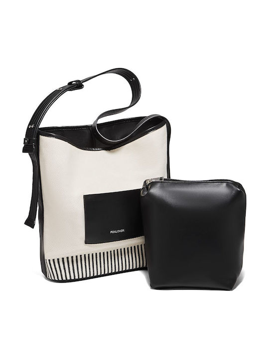 Foxer Beige Fabric Women’s Shoulder / Crossbody...