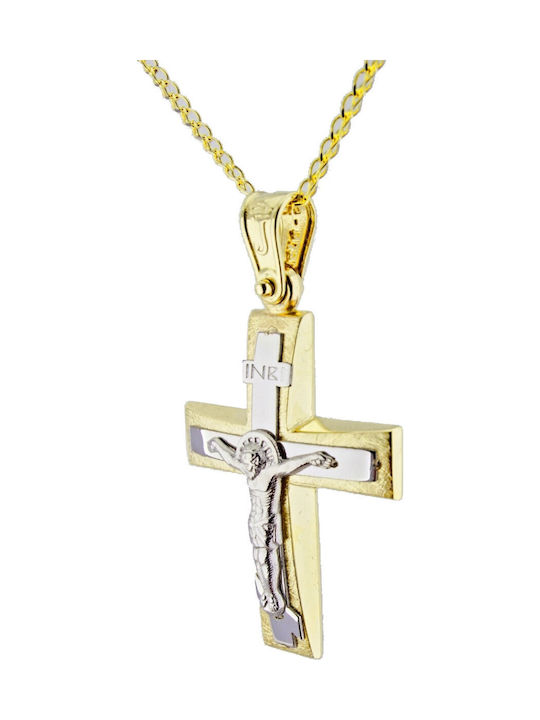 Papadopoulos Gold Herren Kreuz Ohne Kette K14.88668