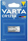 Varta Photo Μπαταρία Λιθίου CR123 3V Μιας Χρήσης (Long Life) 1τμχ