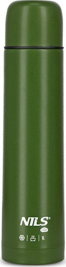 Nils Stainless Steel BPA Free Thermos Cup 1lt Green