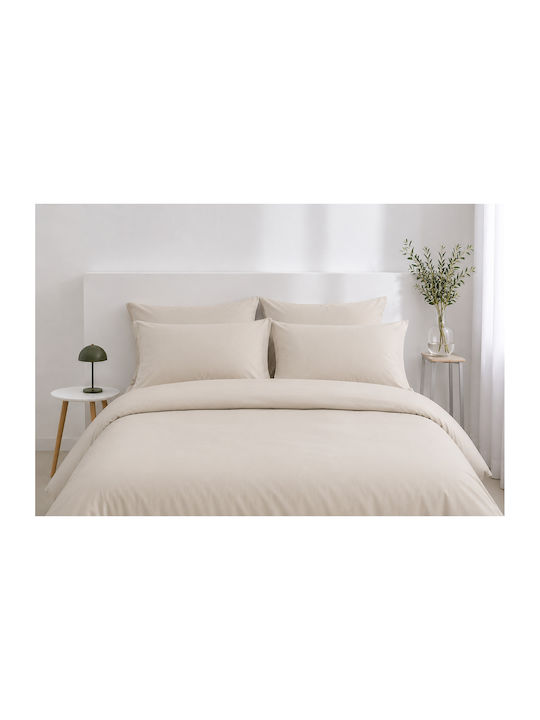 Vesta Home Lamera Σεντόνι Μονό 170x270εκ. Μπεζ