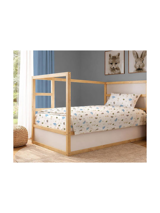 Dimcol Kids Single Duvet Set with Pillowcase Ha...