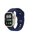 Tech-protect Silicone Line Apple Watch 8 9 10 11 12 Se Ultra 44 45 46 49 Mm Atlantic Blue 5906302399024