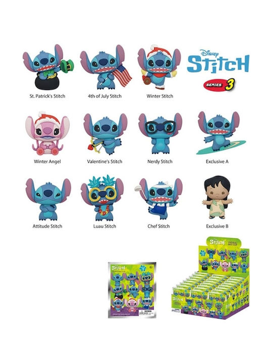 Lilo & Stitch 3D PVC Щипки за Чанти Серия 3