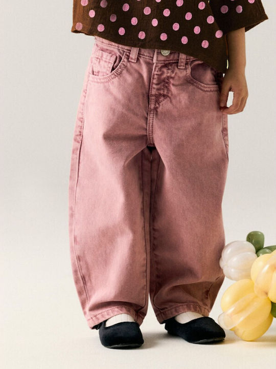 Kids' Pink Jeans Trousers