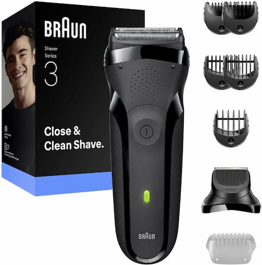 Braun Series 3+ 300BT/VTG Foil Ξυριστική Μηχανή Προσώπου Επαναφορτιζόμενη