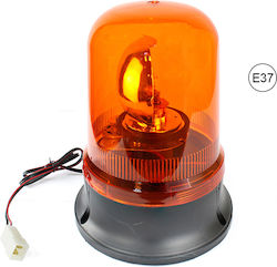 Въртяща се сигнална лампа 12V Кехлибарена 3-болтов монтаж Tr 503