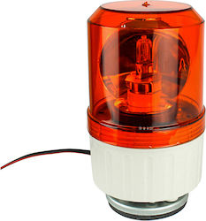 Въртящ се маяк 12V кехлибарен с 3-болтов монтаж Tr 514