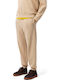 Jogginghose mit Gummizug Beige
