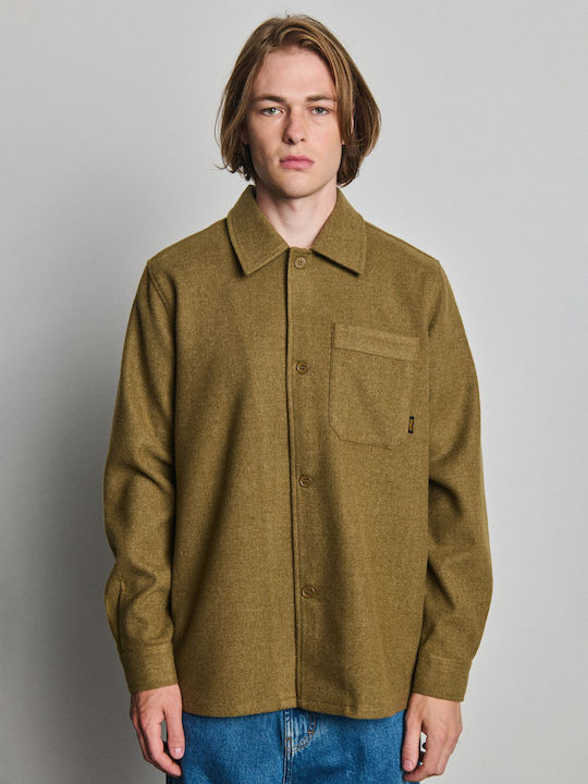 Staff Adrian Langärmeliges Overshirt Honey