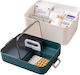 Relaxdays Plastic Medicine Box White Turquoise