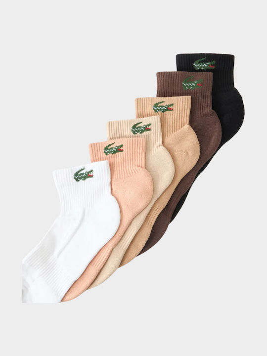 Lacoste Damen Socken Mehrfarbig 6er-Pack