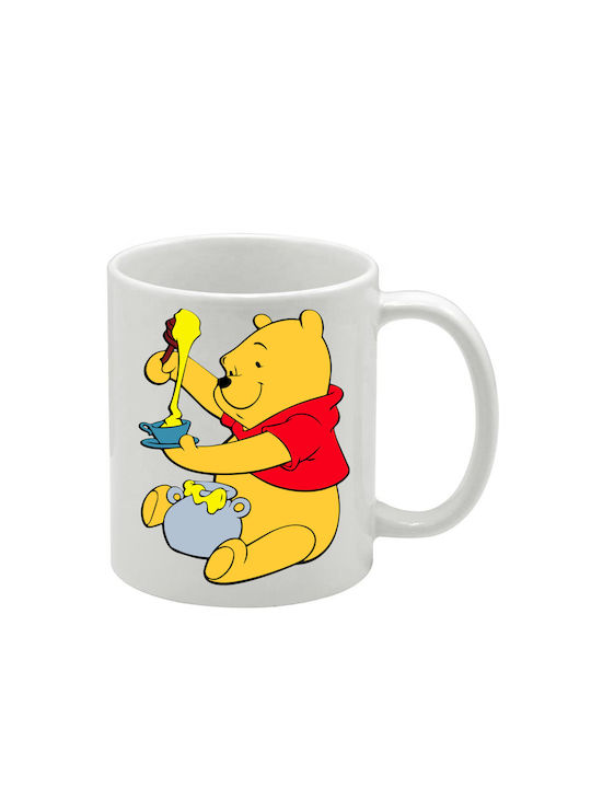 Λευκή Κούπα Winnie Pooh