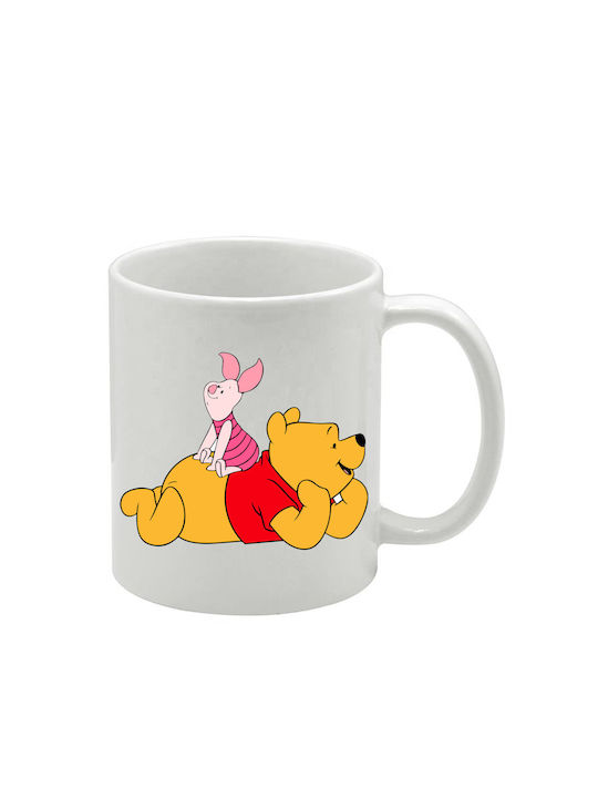 Λευκή Κούπα Winnie Pooh