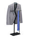 Relaxdays Black Metal Freestanding Clothes Rack 45x30x120cm