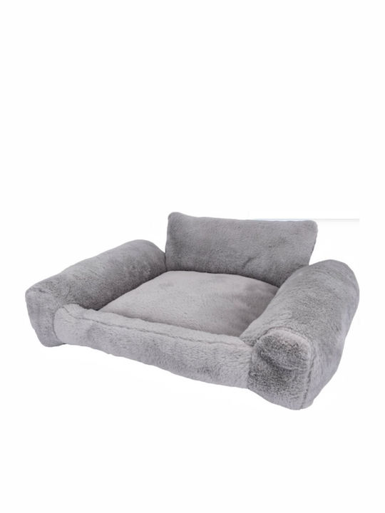 Nobleza Hundesofa Grau 65 x 50 cm