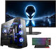 Vengeance XenoCore-V8 MSI Edition Gaming Desktop PC (Ryzen 7-8700F/32 GB DDR5/1 TB SSD/Radeon RX 9070 GRE/Kein Betriebssystem) und Dell Monitor Alienware AW2726DL 27'' QHD 280 Hz IPS Monitor