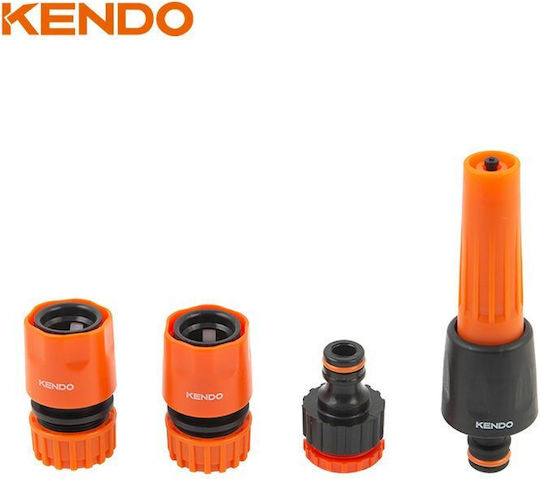 Kendo 60682 Bewässerungszubehör-Set & Düse 1/2"