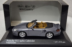 1/43 Porsche 911 Turbo Cabriolet 2008 Grey Metallic