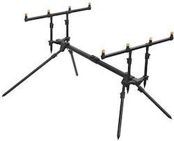 Baracuda Rp10 Rod Pod 4 Rods Black Adjustable Length Height Baracuda Rp10 Rod Pod 4 Rods Black Adjustable Length Height