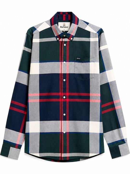 Barbour Fortrose Dunoon Памучна Риза С Дълъг Ръ...