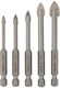 Kendo Set of 5 Drills with Hex Shank for Glass and Tiles