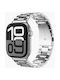 Vonmahlen Link Bracelet 2 38 40 41 42mm One Size Silver
