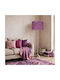 Floor Lamp with E27 Bulb Socket Pink