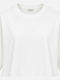 Damen-Oversize-T-Shirt Off-White