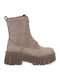Damen-Stiefeletten Khaki