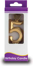 Gold Candle No "5" Lumea