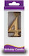 Gold Candle No "4" Lumea