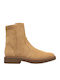 Bay Suede Women's Ankle Boots Beige