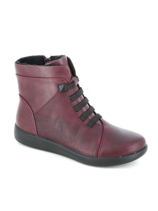 B-Soft Damen-Stiefeletten Bordeaux 06/04216_Bor...