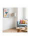 Floor Lamp with E27 Bulb Socket Green