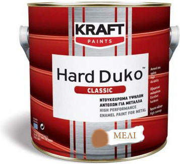 Kraft Vopsea Emailată pe Bază de Solvent Hard Duko 0,75 l Galben-Miere Lucios