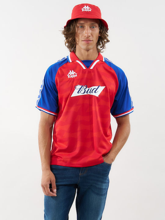 Authentic Mikail Budweiser Polo Μπλούζα Κοκκινο