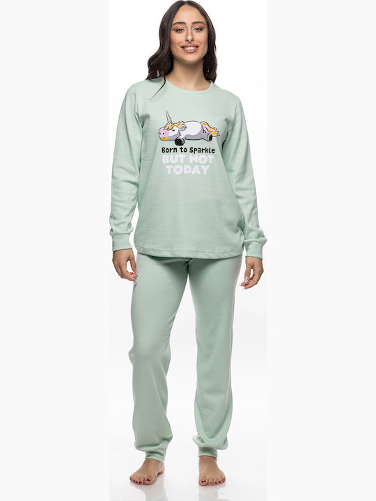 Galaxy Winterliches Damen-Pyjama-Set Veraman