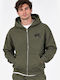 Khaki Hooded Cardigan