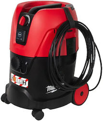 Milwaukee AS 2-250EH Nass- und Trockensauger 1200 W mit Kunststoffbehälter 25 l Rot Milwaukee AS 2-250EH Nass- und Trockensauger 1200 W mit Kunststoffbehälter 25 l Rot