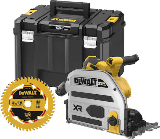 DEWALT DCS525NT Потапящ циркулярен трион Brushless 18V Solo със Система за Прахоулавяне
